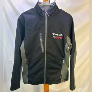 DAYCO Racing Jacket Black Zip Motorsports Nascar Motorcycle Streetwear Sz Small